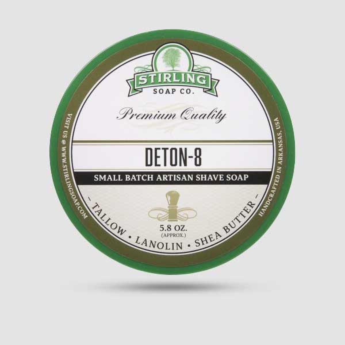 Σαπούνι Ξυρίσματος - Stirling Soap Company - Deton-8 170ml