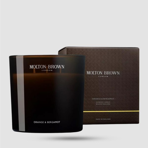 Αρωματικό Κερί Χώρου (με τρία φυτίλια) - Molton Brown - Orange & Bergamot Luxury Candle 600g