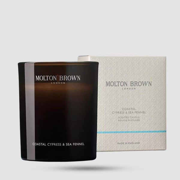 Αρωματικό Κερί Χώρου - Molton Brown - Coastal Cypress & Sea Fennel Signature Candle 190g