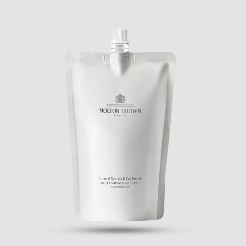 Refill Bath & Shower Gel - Molton Brown - Coastal Cypress & Sea Fennel 400ml