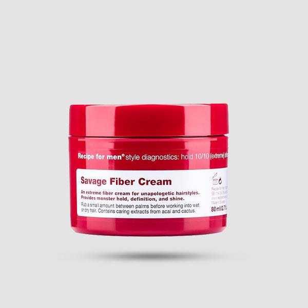 Savage Fiber Cream - Recipe For Men - 80ml