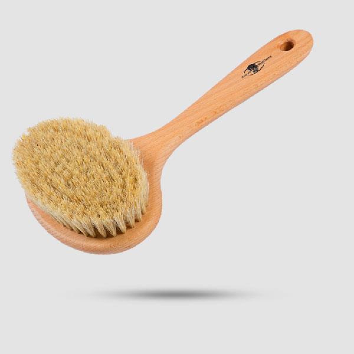 Wooden Brush Massage And Shower Based On Tampico Fiber And 100% Natural Horse Hairs