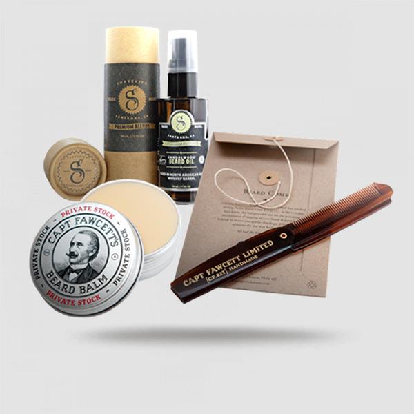 Starter Grooming Kit - For Beard And Moustache Care