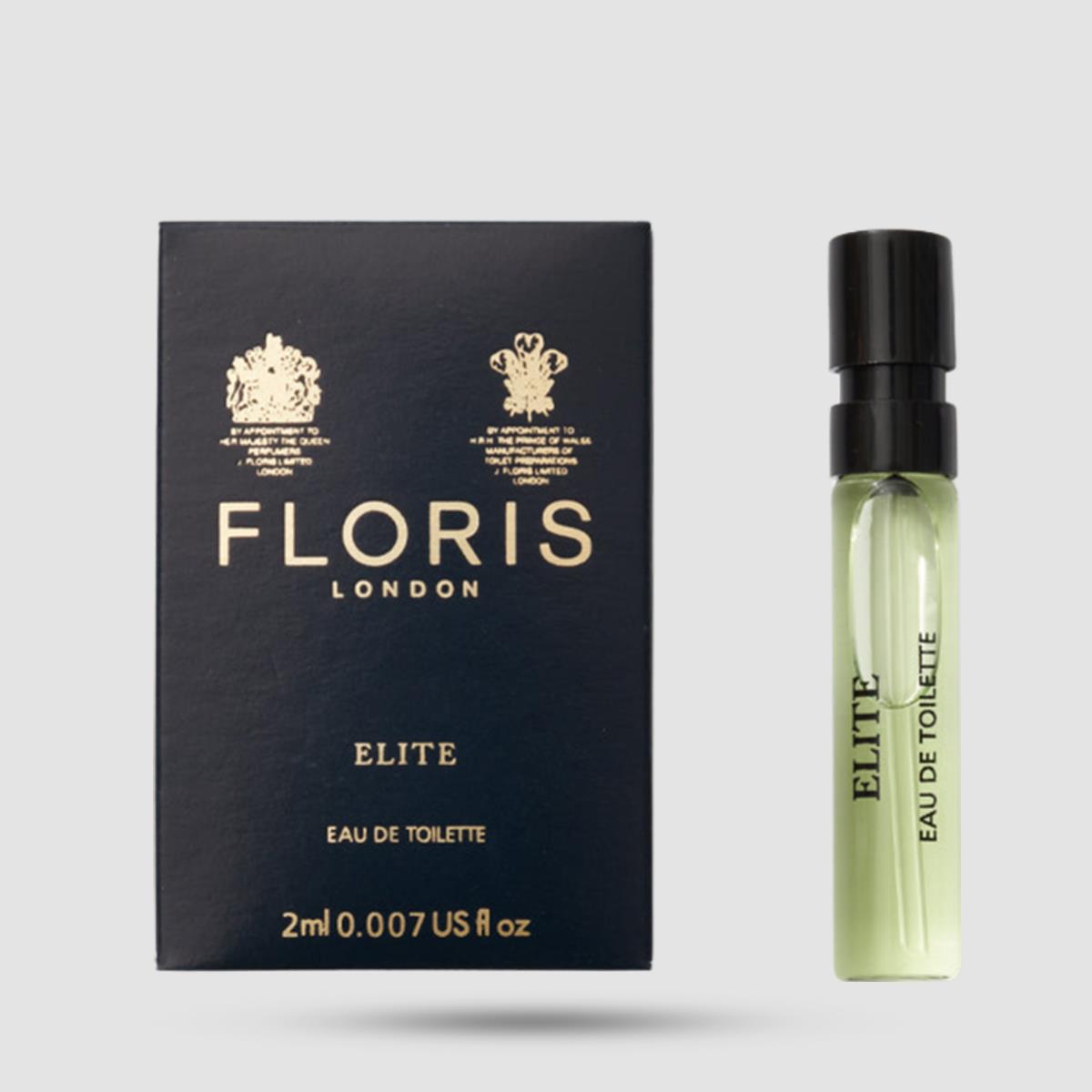 Eau De Toilette - Floris London - Elite Sample Spray 2ml by FLORIS LONDON - Fragrance Sample for Luxurious Scent Testing