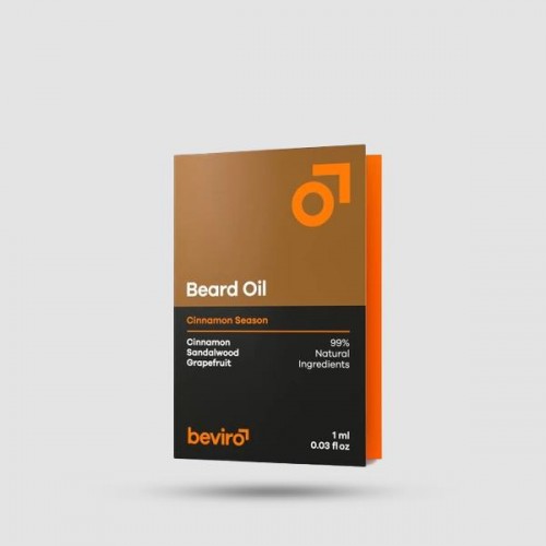 Beard Oil - Beviro - Cinnamon Season 1ml SAMPLE