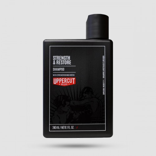 Hair Shampoo - Uppercut Deluxe - Strength & Restore 240ml