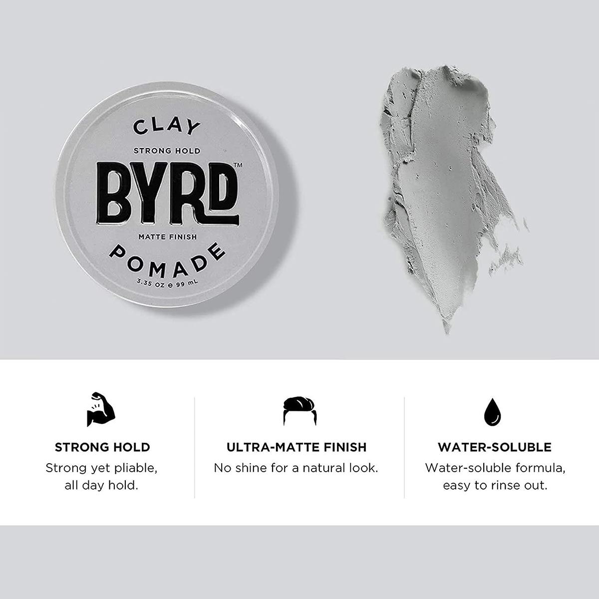 Πομάδα Για Μαλλιά - Byrd - Clay Pomade 99ml