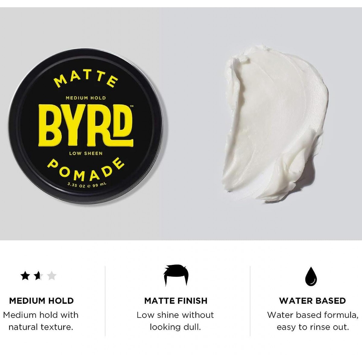 Πομάδα Για Μαλλιά - Byrd - Matte Pomade 99ml