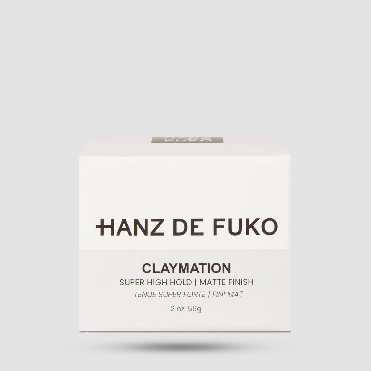 Πηλός Για Μαλλιά - Hanz De Fuko - Claymation 56g / 2oz.