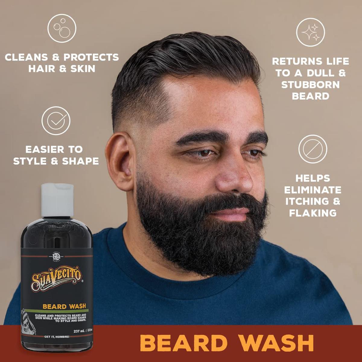 Beard Wash - Suavecito - 237ml / 8 fl.oz