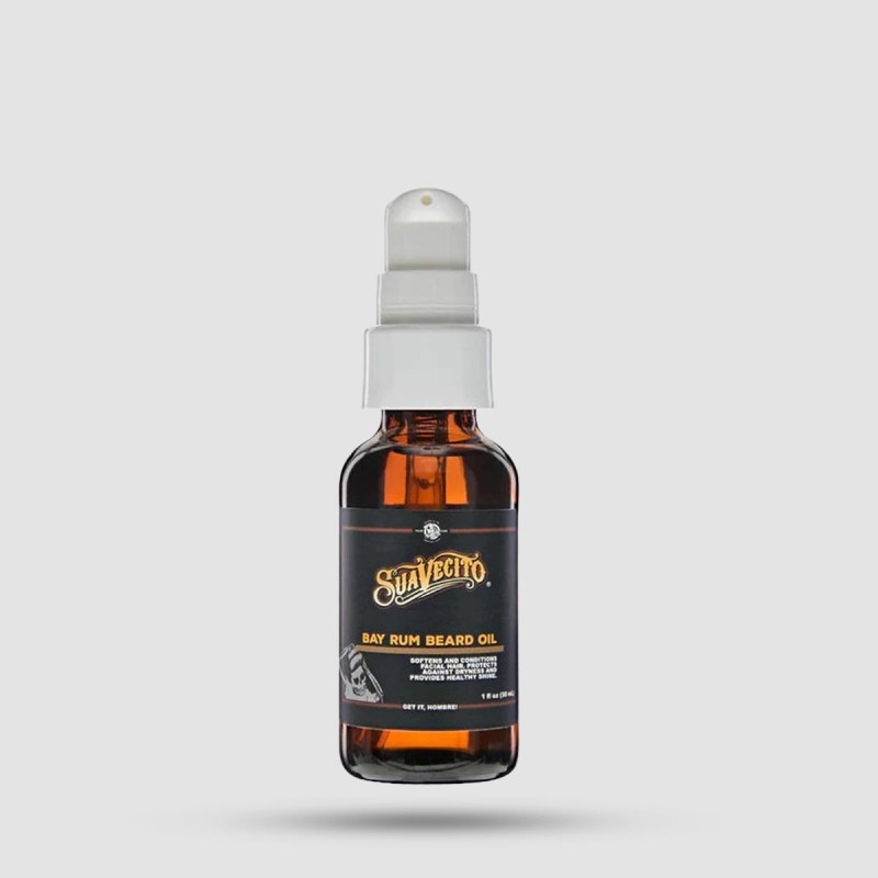 Λάδι Για Γένια - Suavecito - Bay Rum Beard Serum 30ml