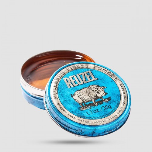 Blue Pomade - Reuzel - Strong Hold High Sheen (Blue) 35g