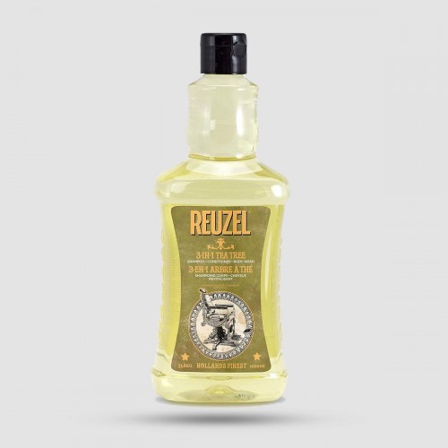 Hair, Beard & Body - Reuzel - 3-in-1 Tea Tree 1000ml