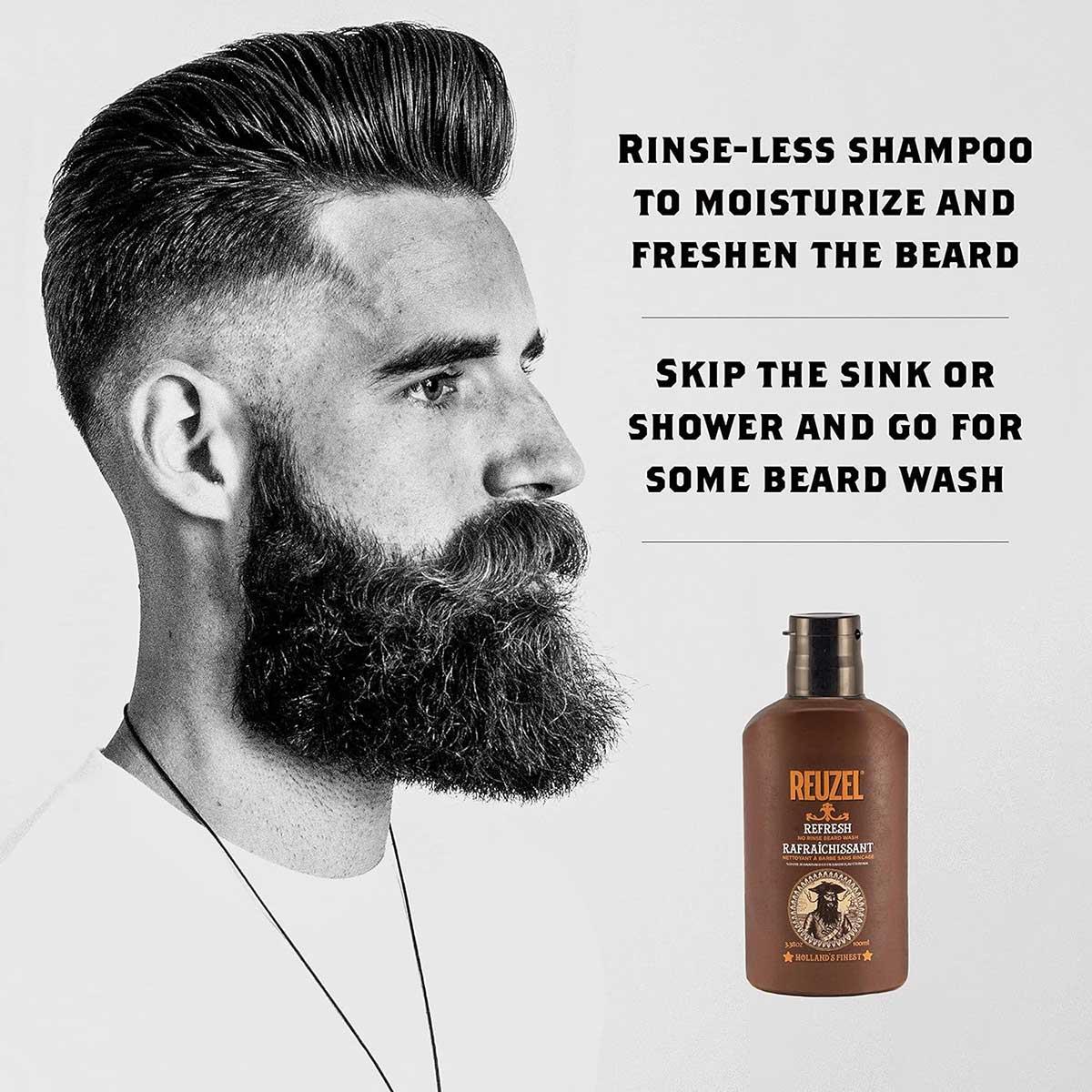 Beard Shampoo - Reuzel - Refresh No Rinse 100ml