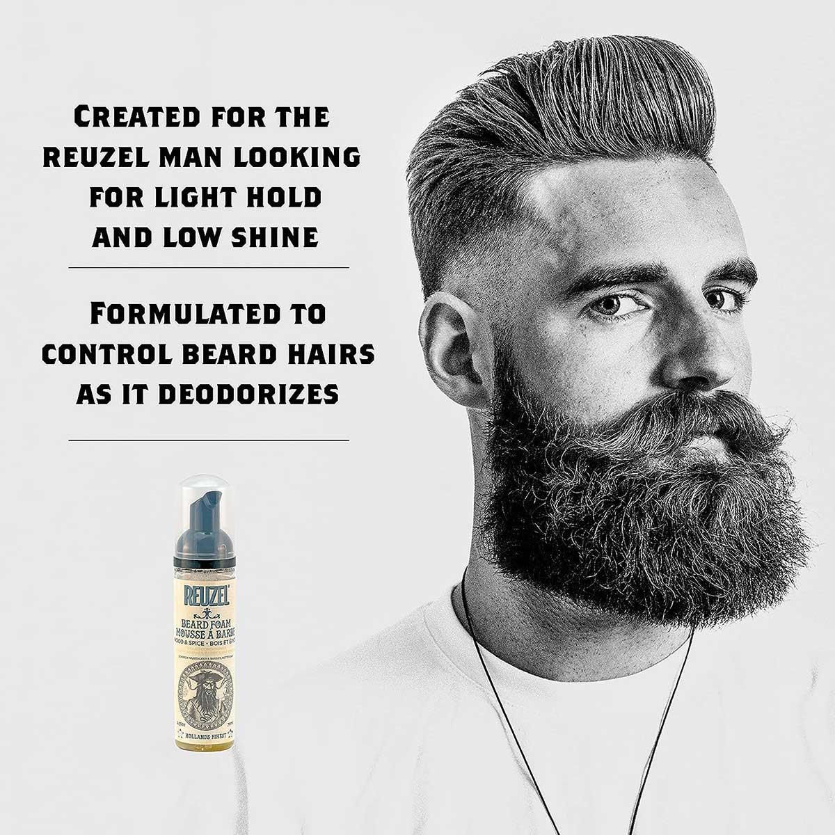 Beard Foam - Reuzel - Woods & Spice 70ml / 2.3oz