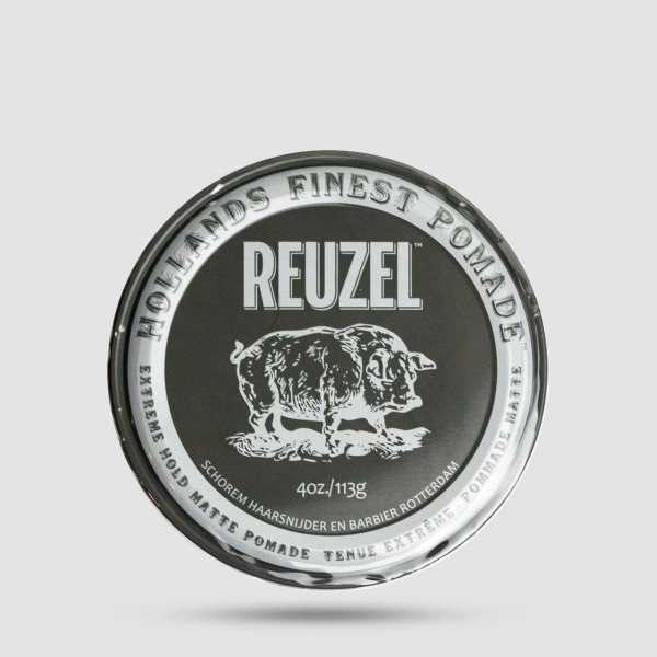 Extreme Hold Matte Pomade - Reuzel - Extreme Hold | No Shine 113g/ 4oz