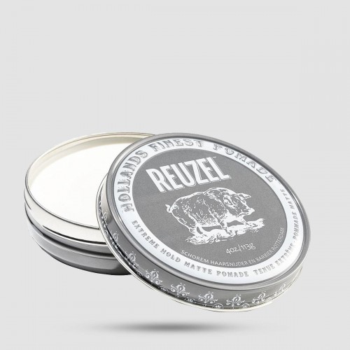 Extreme Hold Matte Pomade - Reuzel - Extreme Hold | No Shine 113g/ 4oz