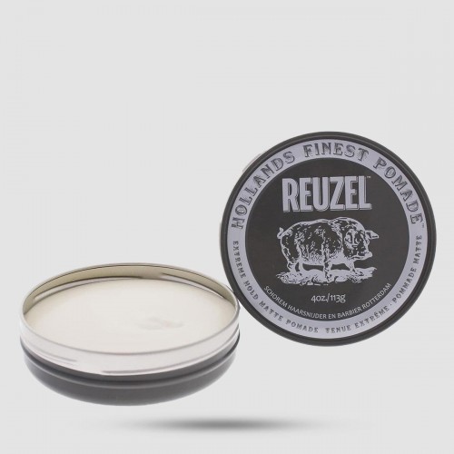 Extreme Hold Matte Pomade - Reuzel - Extreme Hold | No Shine 113g/ 4oz