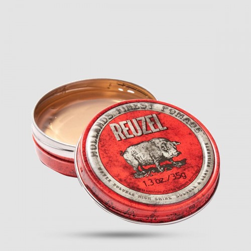 Red Pomade - Reuzel - Medium Hold | High Sheen 35g / 1.3oz