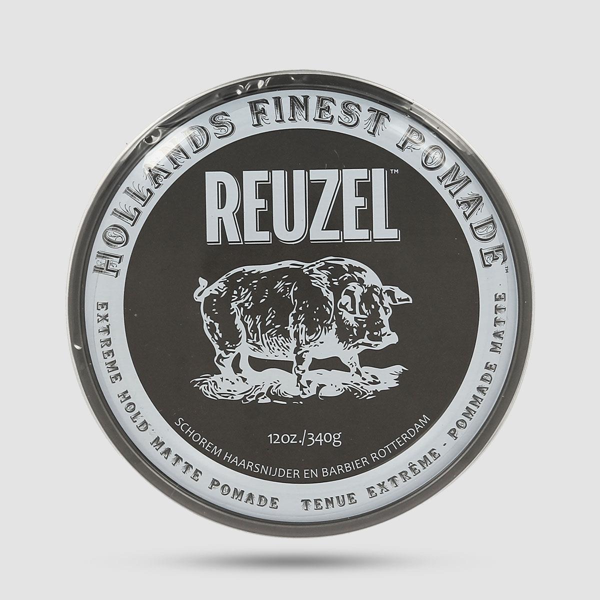 Extreme Hold Matte Pomade - Reuzel - Extreme Hold | No Shine  340g / 12oz