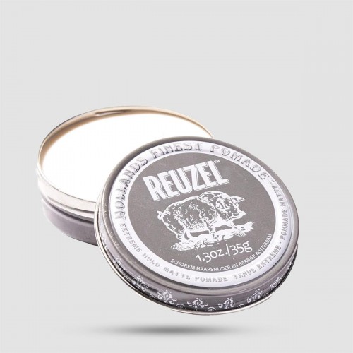 Extreme Hold Matte Pomade - Reuzel - Extreme Hold – No Shine  35g/  1.3oz