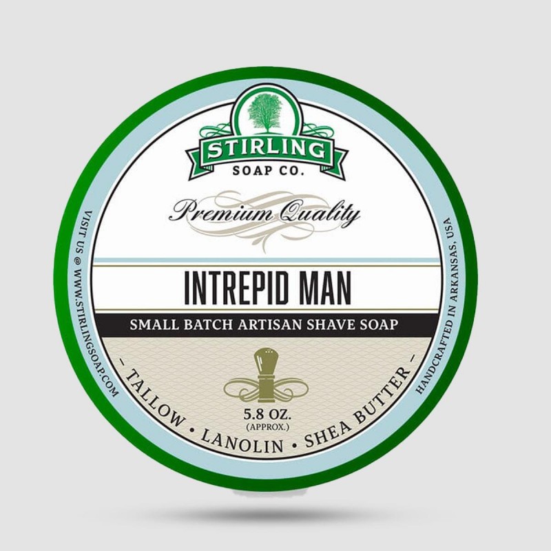 Shaving Soap - Stirling Soap Company - Intrepid Man170ml