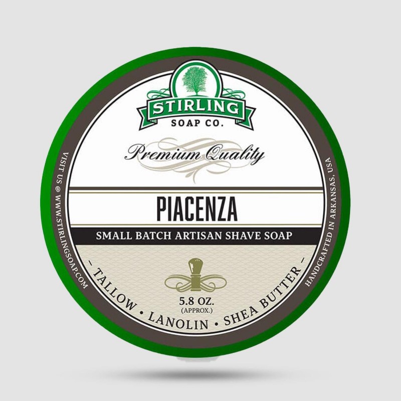 Shaving Soap - Stirling Soap Company - Piacenza 170ml