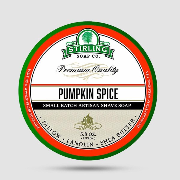 Σαπούνι Ξυρίσματος - Stirling Soap Company - Pumpkin Spice 170ml