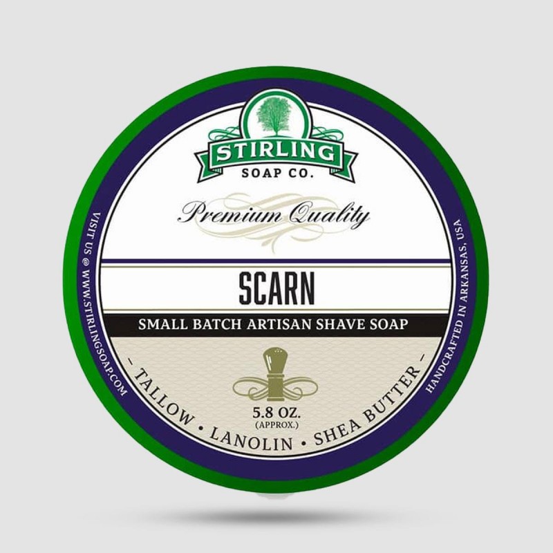 Shaving Soap - Stirling Soap Company - Scarn 170ml