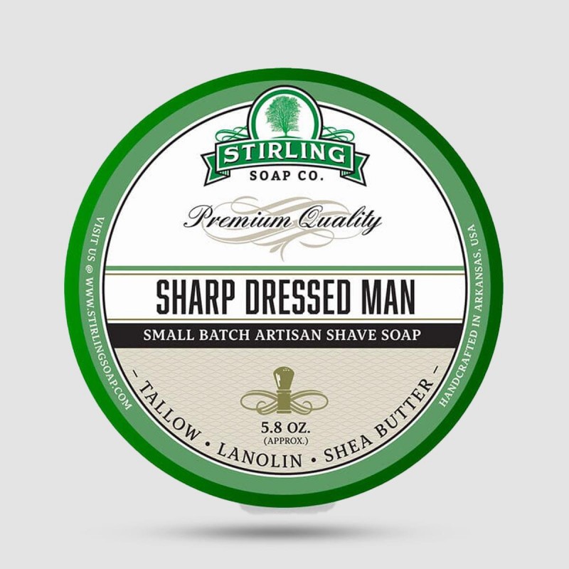 Shaving Soap - Stirling Soap Company - Sharp Dressed Man 170ml