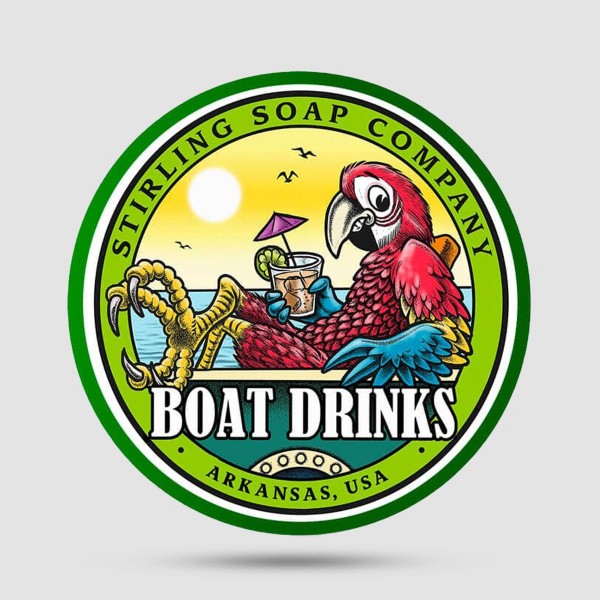 Σαπούνι Ξυρίσματος - Stirling Soap Company - Boat Drink 170ml