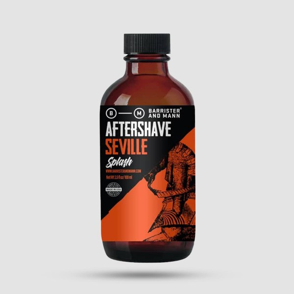 Aftershave Lotion - Barrister And Mann - Seville 100ml