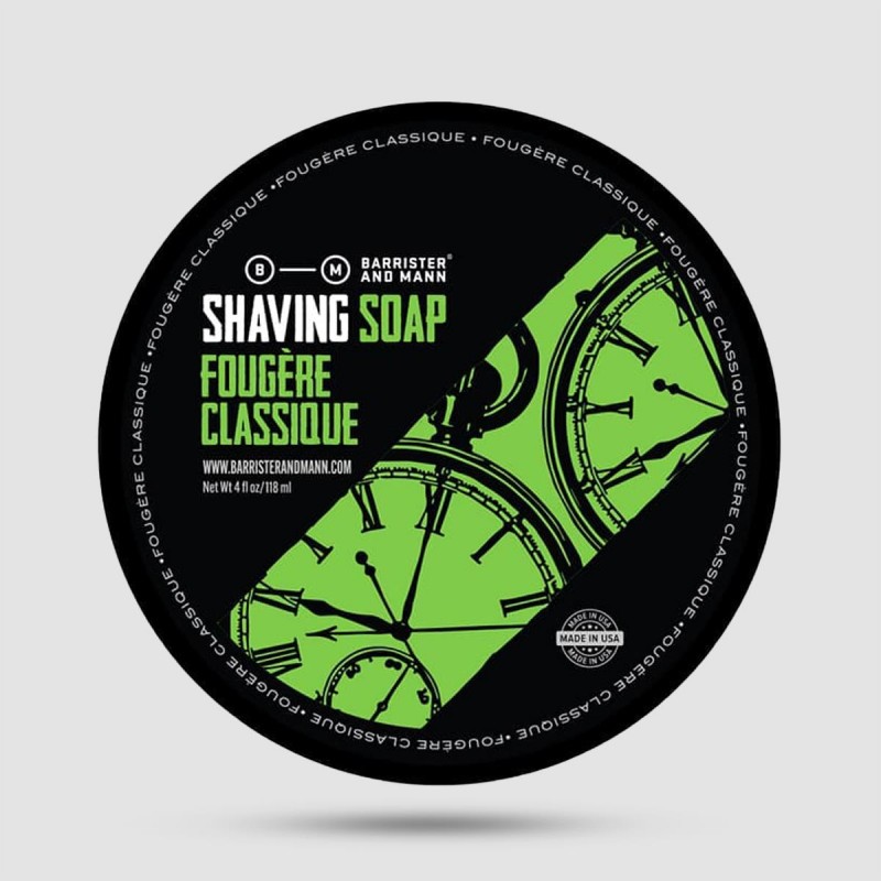 Shaving Soap - Barrister and Mann - Fougere Classique 118ml