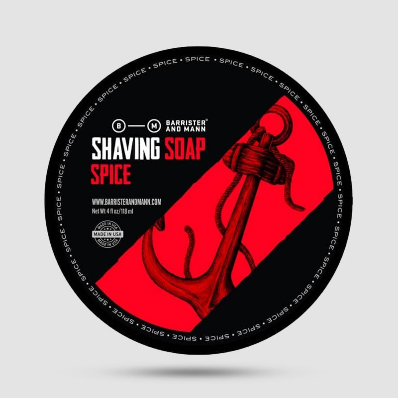 Shaving Soap - Barrister and Mann - Spice 118ml