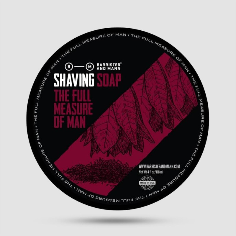 Shaving Soap - Barrister and Mann - The Full Measure of Man 118ml