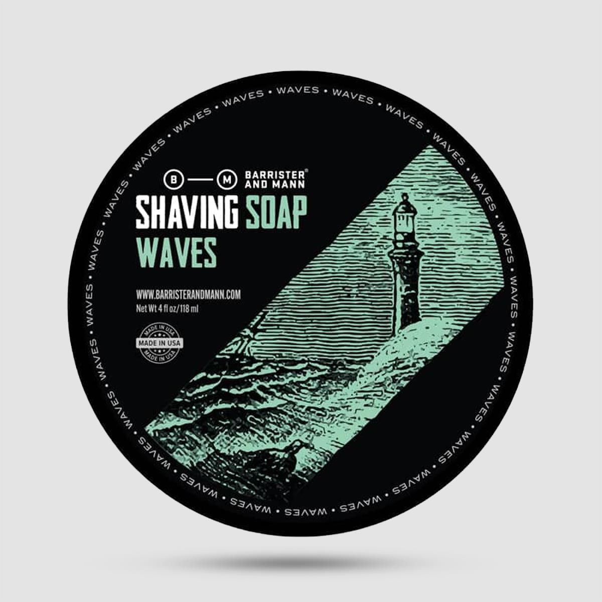 Shaving Soap - Barrister and Mann - Waves 118ml