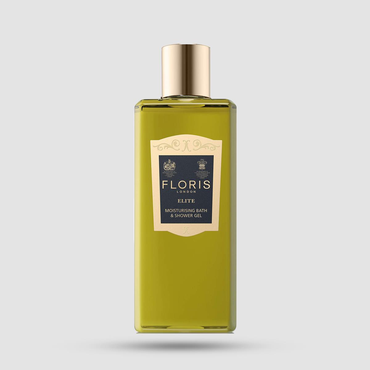 Bath And Shower Gel - Floris - Elite, Moisturising 250ml / 8.5 fl.oz