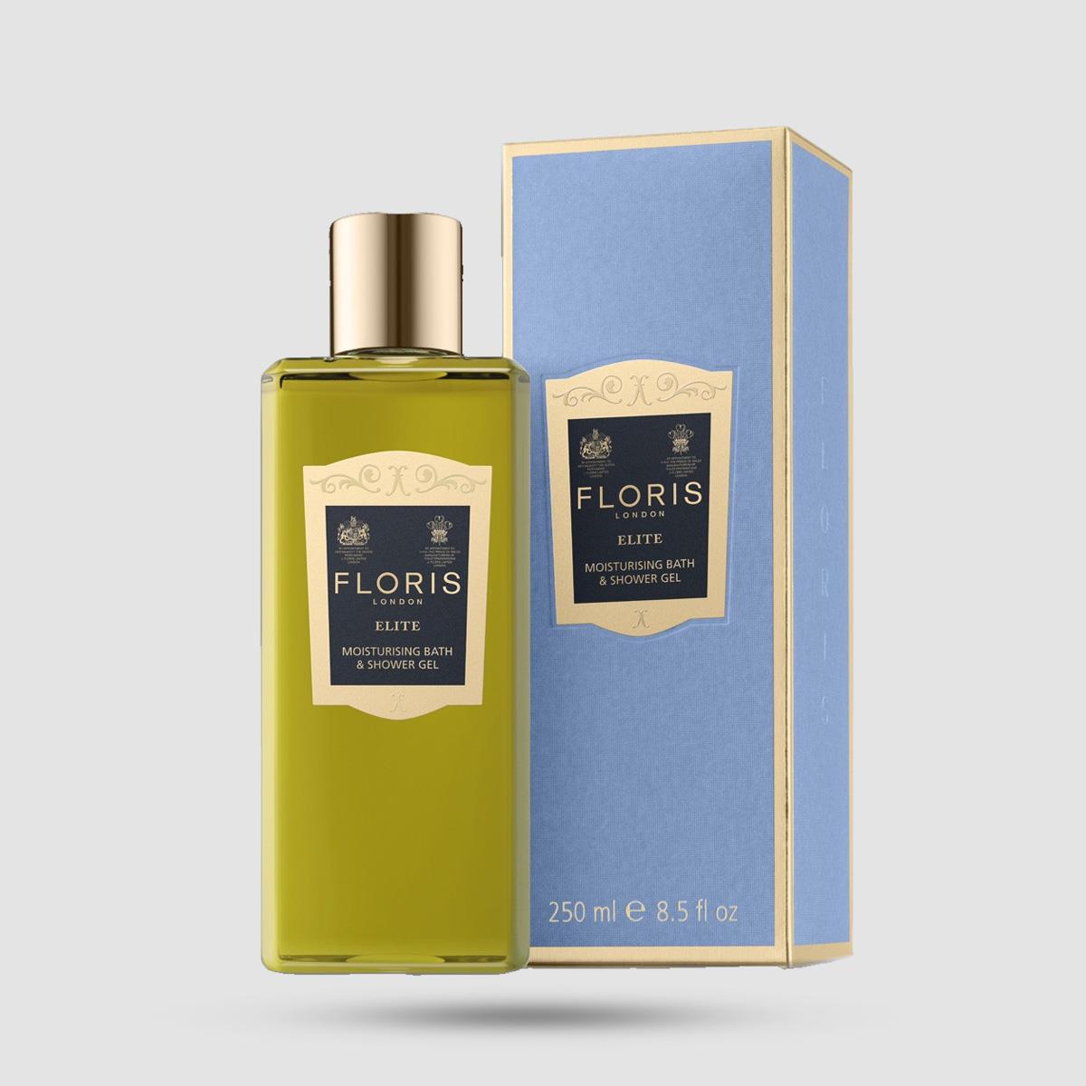 Αφρόλουτρο Τζελ - Floris - Elite, Ενυδατικό 250ml / 8.5 Fl.oz