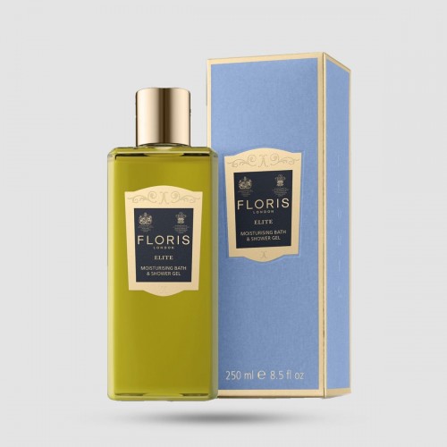 Bath And Shower Gel - Floris - Elite, Moisturising 250ml / 8.5 fl.oz