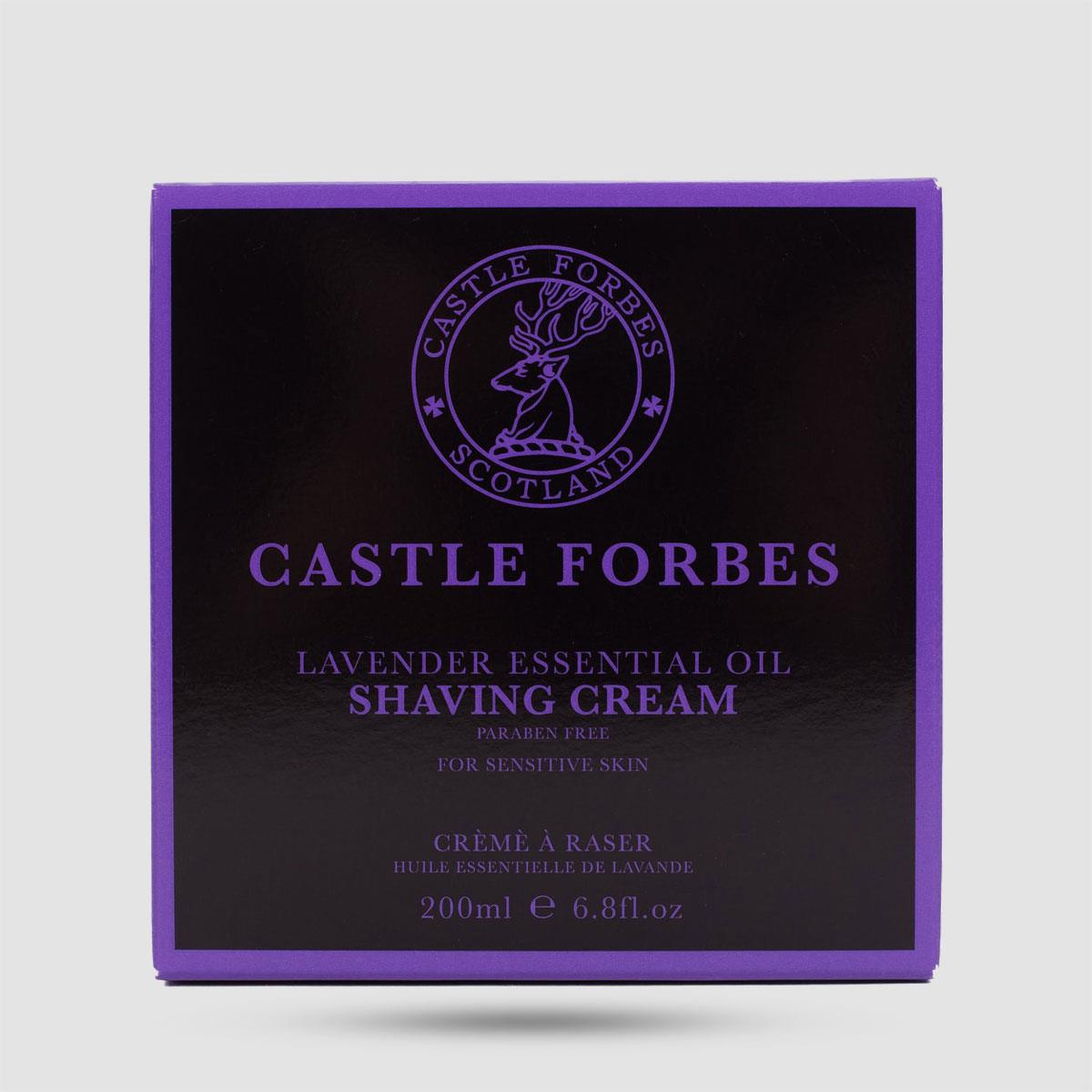 Shaving Cream - Castle Forbes - Lavender Oils 200ml