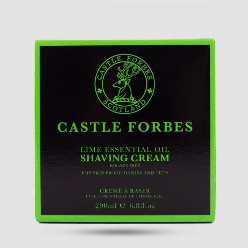 Shaving Cream - Castle Forbes - Lime Oils 200ml