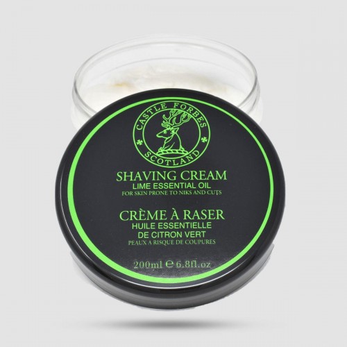 Shaving Cream - Castle Forbes - Lime Oils 200ml