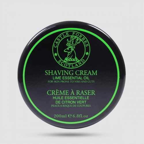 Shaving Cream - Castle Forbes - Lime Oils 200ml