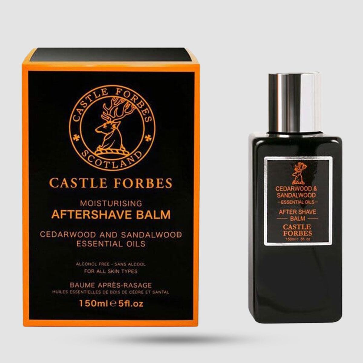 After Shave Balm - Castle Forbes - Cedarwood & Sandalwood 150ml