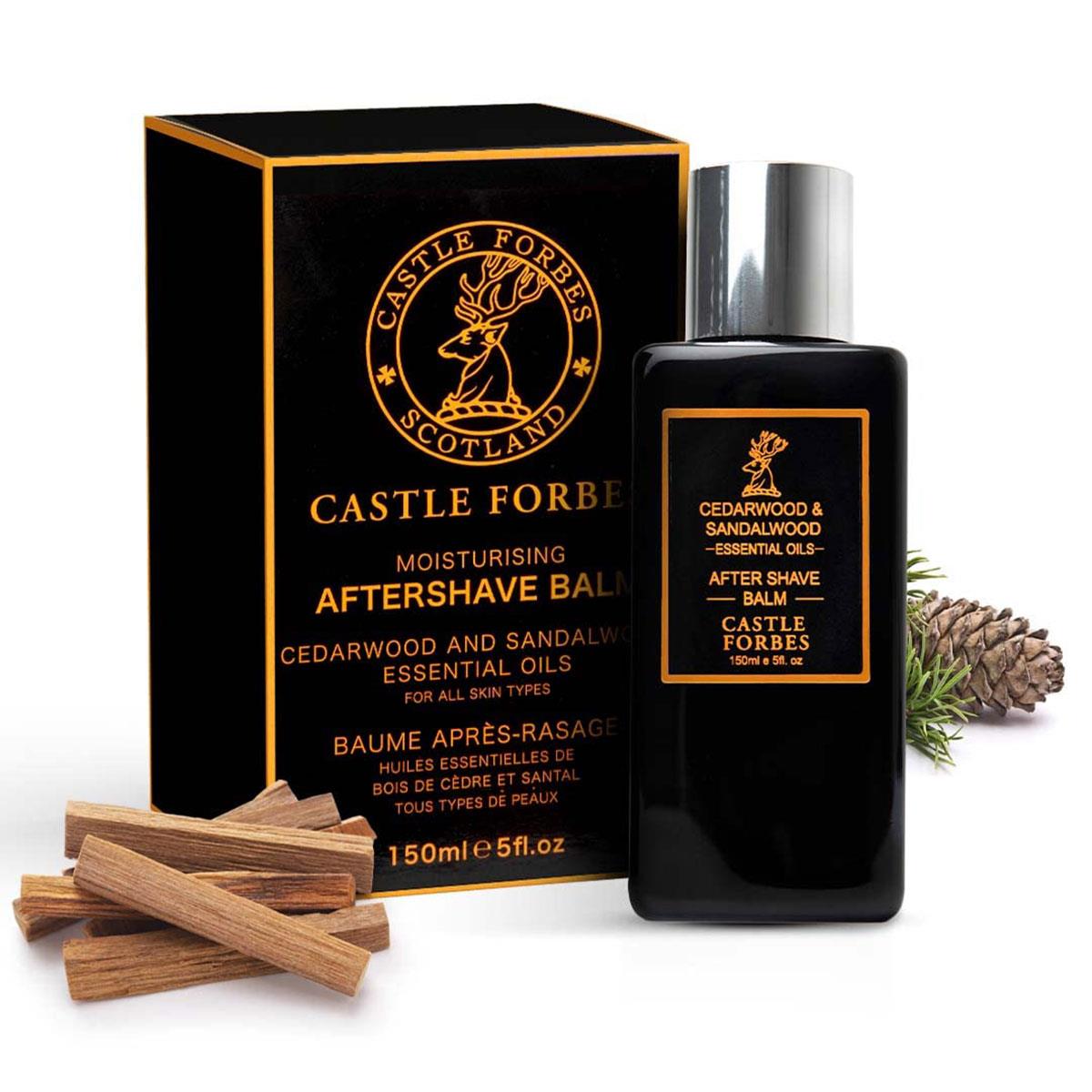 After Shave Balm - Castle Forbes - Cedarwood & Sandalwood 150ml