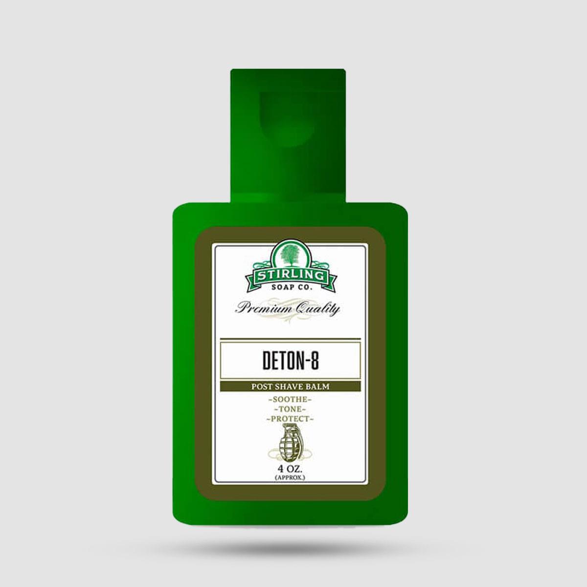 Aftershave Balm - Stirling Soap Company - Deton-8 118ml