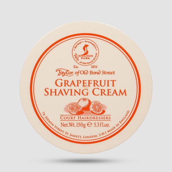 Shaving Cream - Taylor Of Old Bond Street - Grapefruit 150g