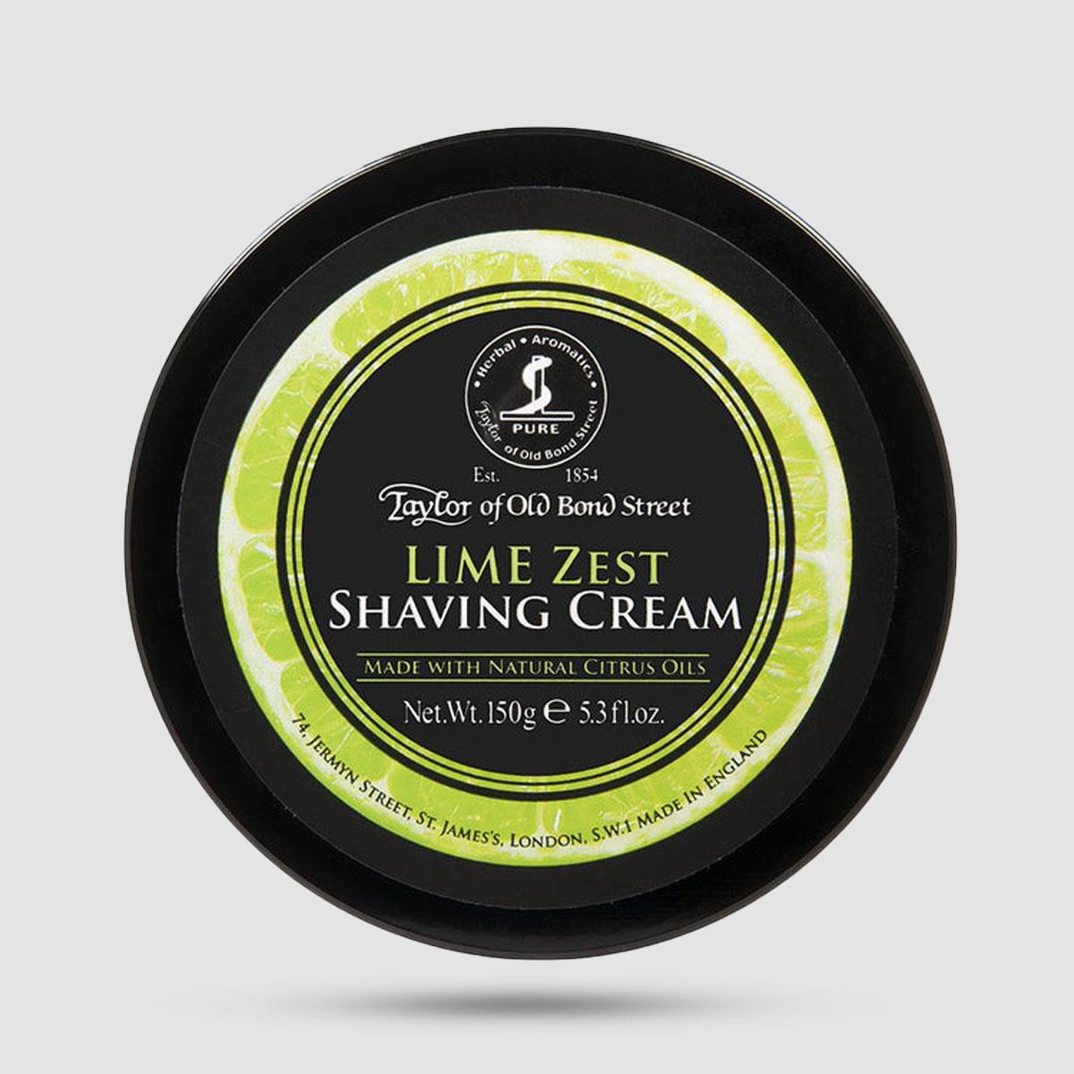 Shaving Cream - Taylor Of Old Bond Street - Lime Zest 150g