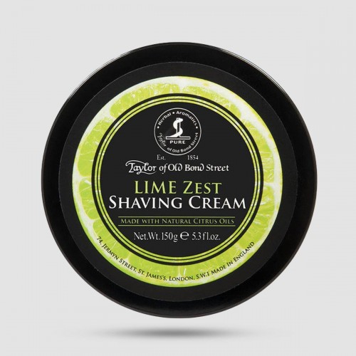 Shaving Cream - Taylor Of Old Bond Street - Lime Zest 150g