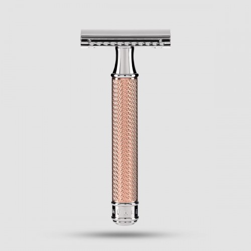 Safety Razor - Muhle Traditional - R 89 Rosegold, Closed Comb